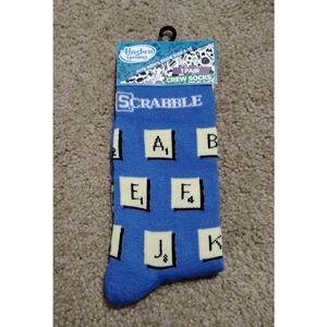 Scrabble Hasbro Gaming Crew Socks